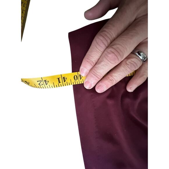 Cache Women's Burgundy Sequin Bead Embellished Bodycon Evening Dress Size 10 - Picture 5 of 9